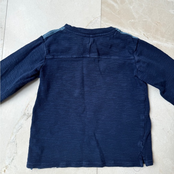 Sovereign Code Blue Navy Doncaster Long Sleeves 3 Buttons Henley Shirt size 6 - Picture 9 of 9